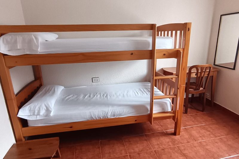 Private dorm with bunk beds